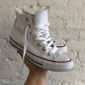 BRAND NEW White High Top Converse
